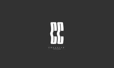 Obraz premium Alphabet letters Initials Monogram logo CC C