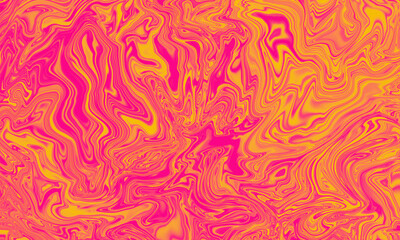 pink and yellow marble effect