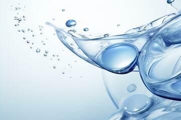 水飛沫・液体の背景イメージ
