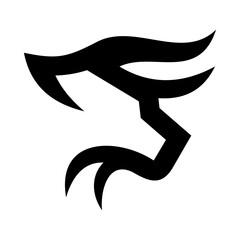 Bull Head Vector Logo Design Template