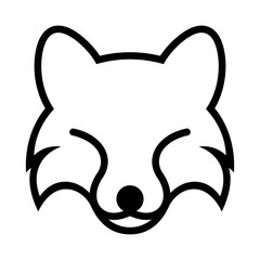 Fox Head Vector Logo Design Template