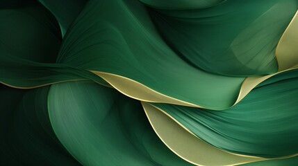 abstract green swirl, wave-type background. Translucent Dreamscape.Nature's Minimalist wallpaper. 