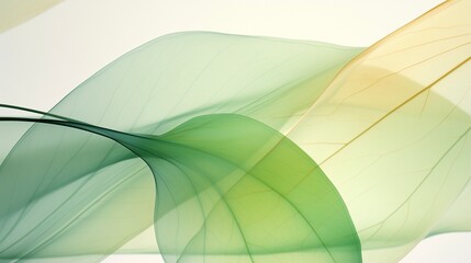 abstract green swirl, wave-type background. Translucent Dreamscape.Nature's Minimalist wallpaper. 