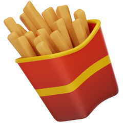French Fries 3D Icon