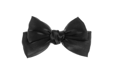 black classic bow tie isolated on white background