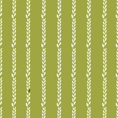 Flower leaves or branches in rows, minimalist