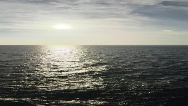 sunset over the ocean