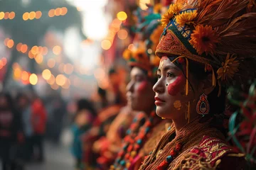 Photo sur Plexiglas Carnaval Frau Porträt Carneval in Brasilien