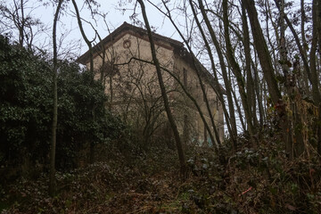Farmhouse farm landscape Po Valley houses vision