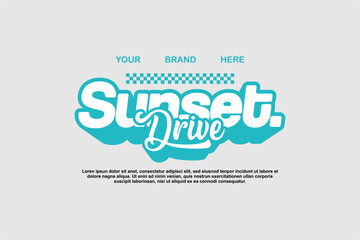 retro vector streetwear design ideas concept vector graphic tee design suitable for printing