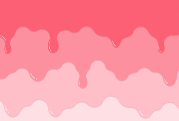 フレーム素材_垂れた液体_ピンク