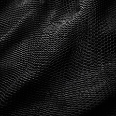 Black Mesh Jersey Fabric Pattern Background