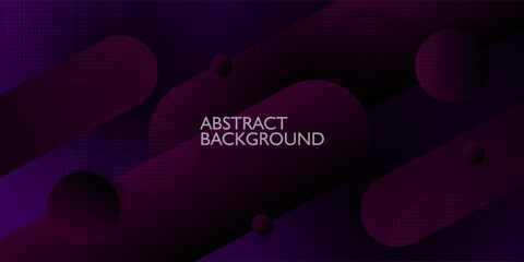 Abstract dark purple gradient illustration background with 3d look rectangle purple simple pattern. dynamic design and luxury.Eps10 vector