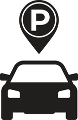 Car Parking Map Pointer Icon