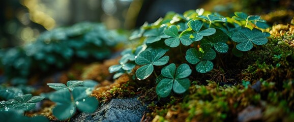 Cross Shamrock Leaf Decorative Clover Leaves, HD, Background Wallpaper, Desktop Wallpaper