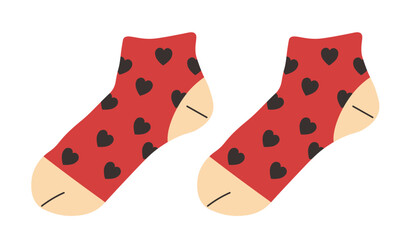 Fashionable, stylish socks for women or girls