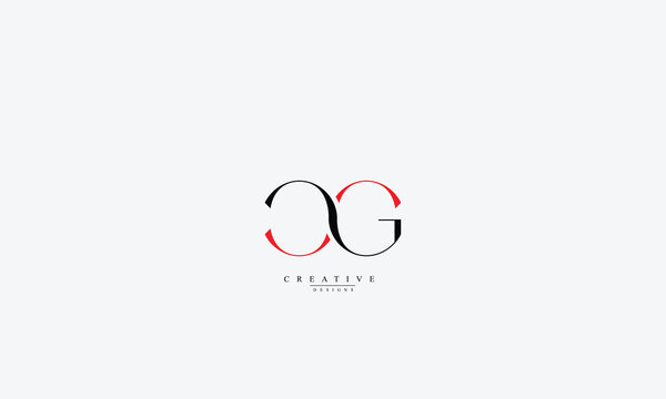 Alphabet letters Initials Monogram logo CG GC C G