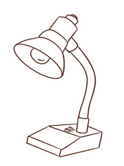 kid stuff_playground_desk lamp_vector