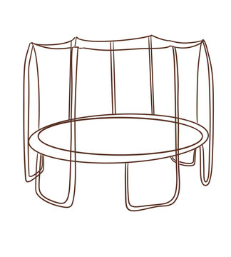 kid stuff_playground_tramboline_vector