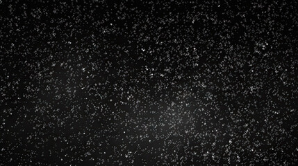 Obraz premium Falling snow down texture on black background 