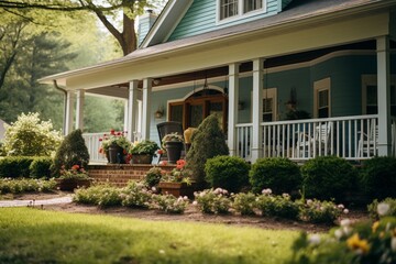 Idyllic Home With Covered Porch