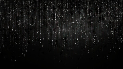 Obrazy na Plexi  Falling rain down On Black Background. rainy on blac
