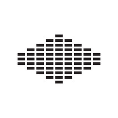 Obraz premium Sound Wave Illustration Logo Icon Vector Template