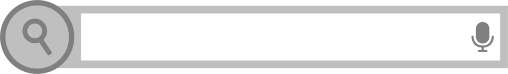 Obraz premium Search bar form vector for website user interface