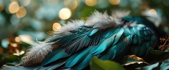 Fototapeta premium Feather St Patricks Day Boa, HD, Background Wallpaper, Desktop Wallpaper