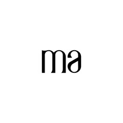MA, MA set , M A design, M A letter, M A logo, M A, MA letter, MA logo, MA monogram, MA letter logo set,  graphic, icon, identity, industry, initial, letter, line, linked, logo, logos, logotype, manag