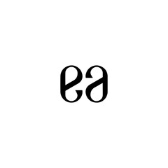 EA logo. EA set , E A design. White EA letter. EA, E A letter logo design. Initial letter EA letter logo set, linked circle uppercase monogram logo. E A letter logo vector design.	
