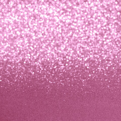 Sparkling glittering blurred defocused foil paper bokeh background, festive pink shiny abstract...