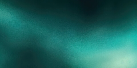  Dark green mint sea teal jade emerald turquoise light blue abstract background. Color gradient blur. grainy gradient background, green blurred color wave pattern with noise texture, black backdrop