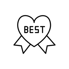 Best product outline icons, minimalist vector illustration ,simple transparent graphic element .Isolated on white background