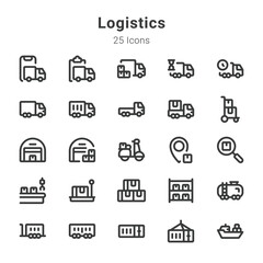 logistics icons