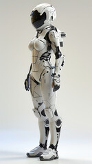 female robotic suit concept