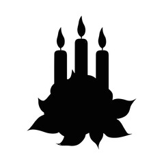 candle, christmas, flame, fire, decoration, vector, celebration, holiday, light, illustration, candles, burning, design, birthday, wax, xmas, candlelight, winter, bright, ornament, object, glow, flowe