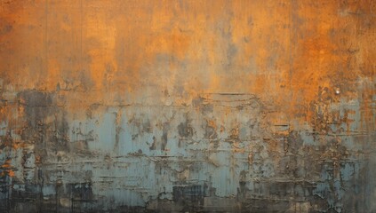 Obraz premium Vintage wall with cracked concrete texture, showcasing the beauty of weathered surfaces.