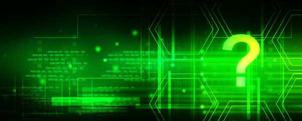 
2d illustration question mark background