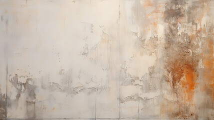 Naklejka premium An abstract concrete canvas with the appearance of weathering and age, telling a story through its patina and textures Ai Generative