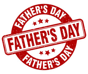 father's day stamp. father's day label. round grunge sign