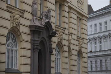 Fototapeta na wymiar Architecture in the city of Vienna, Austria