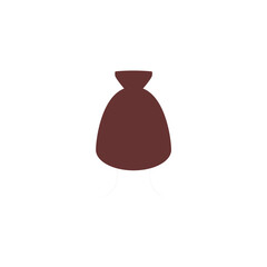 set of brown vase colors vase