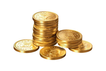 goldcoin Isolated on transparent background