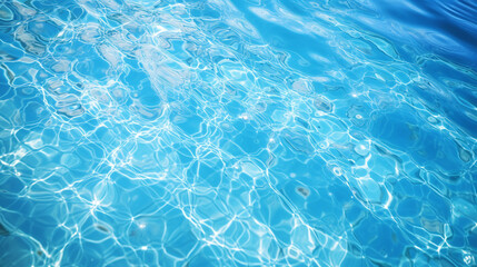 Obraz premium Swimming Pool Serenity: Capturing the Textured Blue Waters