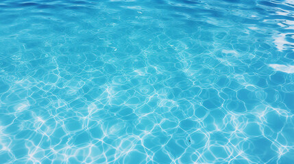 Blue Oasis: Textured Water in the Refreshing Swimming Pool