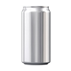 Aluminum can mockup 330 ml, isolated on transparent background cutout 