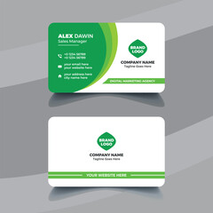 Modern simple Creative And Clean Business Card Design Template, minimal Visiting Card
