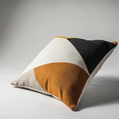 Modern minimal style elegant Cushion pillow isolated on white background