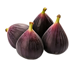 Obraz premium dark figs Isolated on transparent background